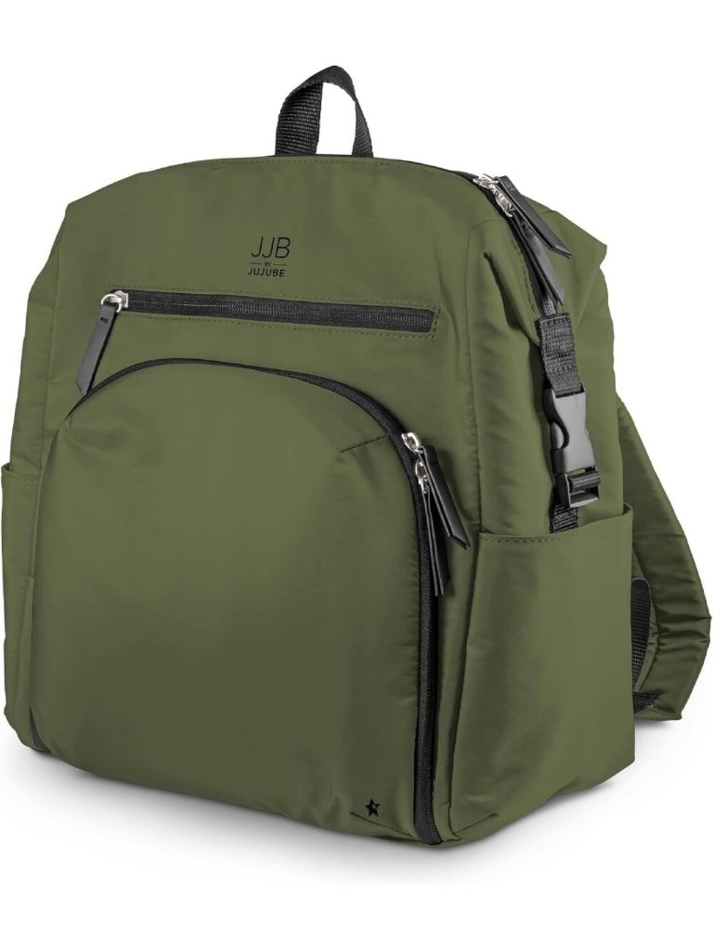 Stylish Olive Green Modern Backpack - Versatile, Spacious, Perfect for Travel